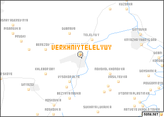 map of Verkhniy Telelyuy