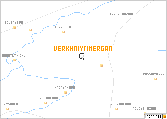 map of Verkhniy Timergan