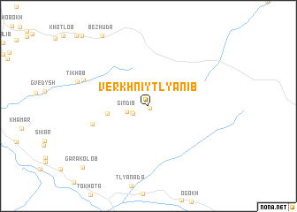 map of Verkhniy Tlyanib