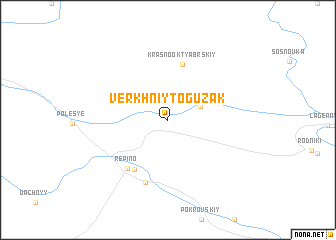 map of Verkhniy Toguzak