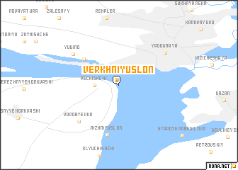 map of Verkhniy Uslon