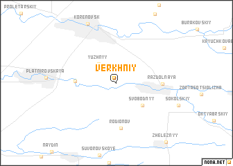 map of Verkhniy