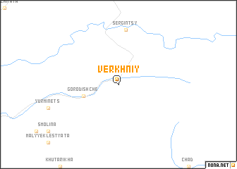 map of Verkhniy