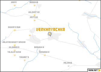 map of Verkhnyachka