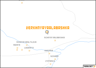 map of Verkhnyaya Alabashka
