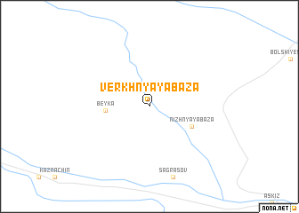 map of Verkhnyaya Baza