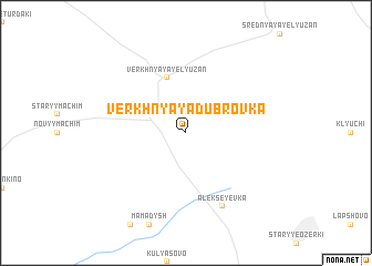 map of Verkhnyaya Dubrovka