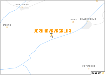 map of Verkhnyaya Galka