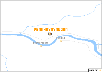 map of Verkhnyaya Gora