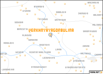 map of Verkhnyaya Gorbulina