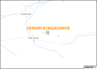 map of Verkhnyaya Gudzhirka