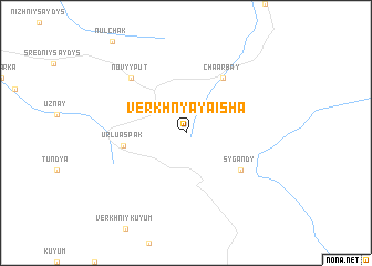 map of Verkhnyaya Isha