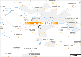 map of Verkhnyaya Kitayevka