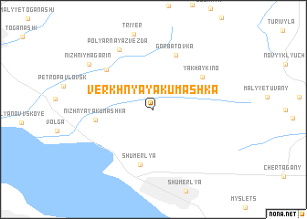 map of Verkhnyaya Kumashka