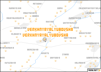 map of Verkhnyaya Lyubovsha