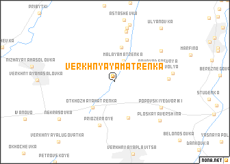 map of Verkhnyaya Matrënka