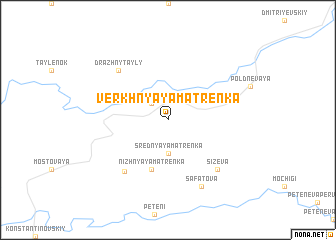 map of Verkhnyaya Matrënka