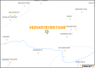 map of Verkhnyaya Mitikha