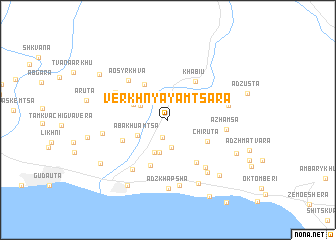 map of Verkhnyaya Mtsara