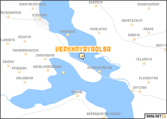 map of Verkhnyaya Olba