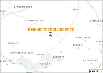 map of Verkhnyaya Olʼkhovaya