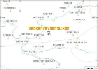 map of Verkhnyaya Opalikha