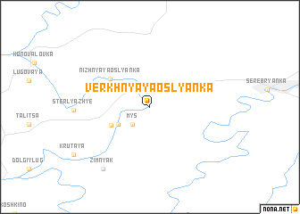 map of Verkhnyaya Oslyanka