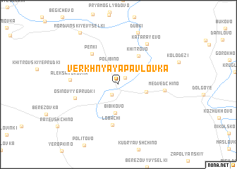 map of Verkhnyaya Pavlovka