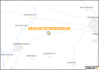 map of Verkhnyaya Pokrovka