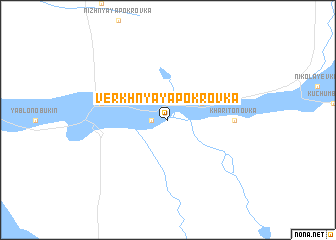 map of Verkhnyaya Pokrovka