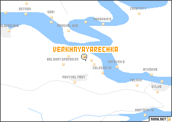 map of Verkhnyaya Rechka