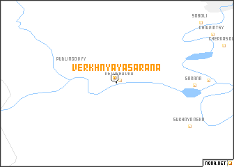 map of Verkhnyaya Sarana