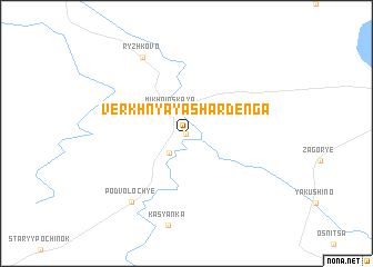 map of Verkhnyaya Sharden\