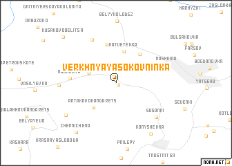 map of Verkhnyaya Sokovninka