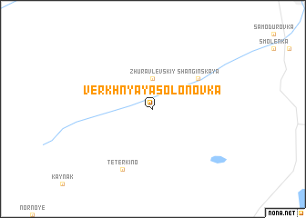 map of Verkhnyaya Solonovka