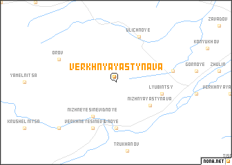 map of Verkhnyaya Stynava