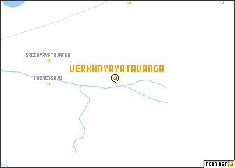map of Verkhnyaya Tavanga