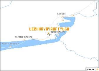 map of Verkhnyaya Uftyuga