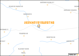 map of Verkhnyaya Urat\