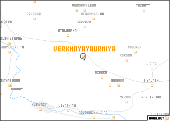 map of Verkhnyaya Urmiya