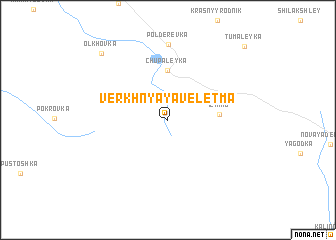 map of Verkhnyaya Velet\