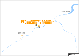 map of Verkhnyaya Vereya