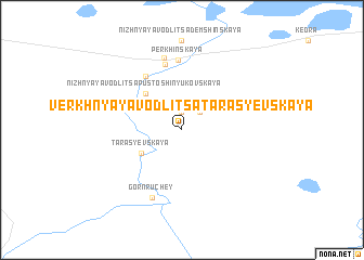 map of Verkhnyaya Vodlitsa-Taras\