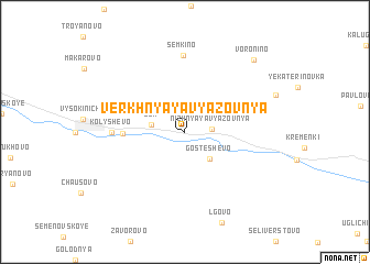 map of Verkhnyaya Vyazovnya