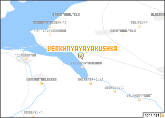 map of Verkhnyaya Yakushka
