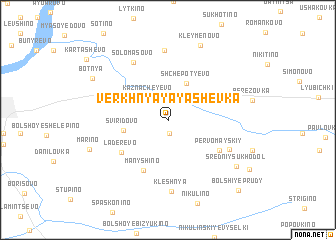 map of Verkhnyaya Yashëvka