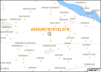 map of Verkhnyaya Yel\