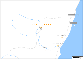 map of Verkhnyaya