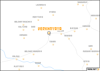 map of Verkhnyaya