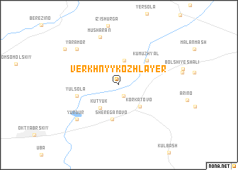 map of Verkhnyy Kozhlayer